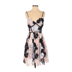 Romeo & Juliet Couture Floral Lace Overlay Dress